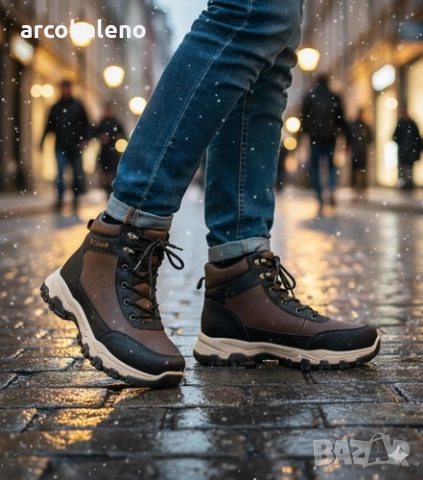Мъжки ежедневни зимни боти с повдигната подметка Pedro, 2цвята , снимка 2 - Мъжки боти - 52541538