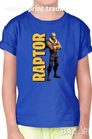 Детска тениска Фортнайт Fortnite Raptor 01, снимка 6 - Детски тениски и потници - 48524259