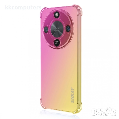 Калъф ENKAY за Honor Magic8 Lite 5G - TPU, Shockproof с Удебелени Ъгли, Градиентен Дизайн, Вкл. Прот, снимка 2 - Калъфи, кейсове - 53174859