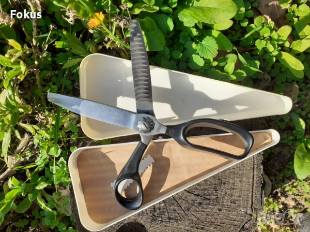 Стара съветска ножица Зиг Заг - СССР, снимка 2 - Антикварни и старинни предмети - 52280559