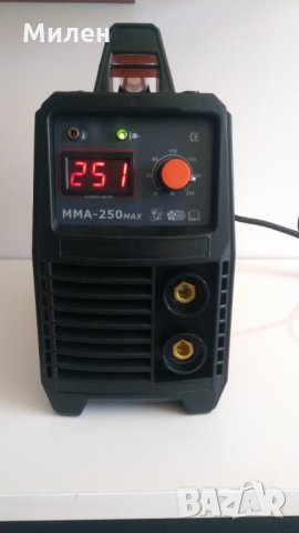 250 Ампера -инверторен Електрожен PROFESSIONAL 250А-MAX, снимка 3 - Други машини и части - 27551815