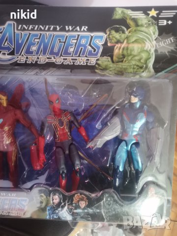 сет 5 Avengers герои Хълк Батман Iron пластмасови фигурки за игра и украса торта топери играчки, снимка 2 - Фигурки - 44112888
