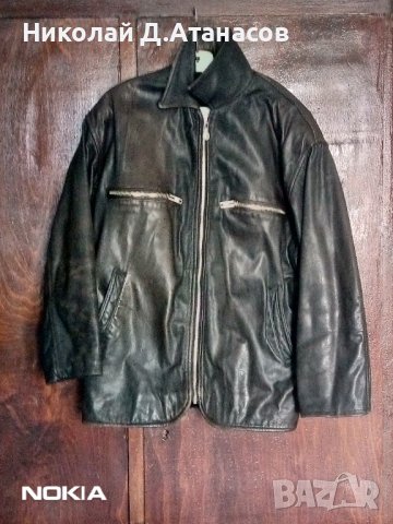 Продавам мъжко кожено яке , снимка 8 - Якета - 37146033