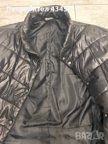 Дамско черно яке, снимка 4 - Якета - 49680371