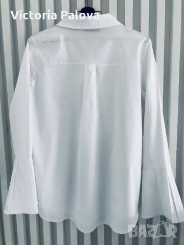 Италианска бяла риза SLEEK CHIE, снимка 9 - Ризи - 28821547