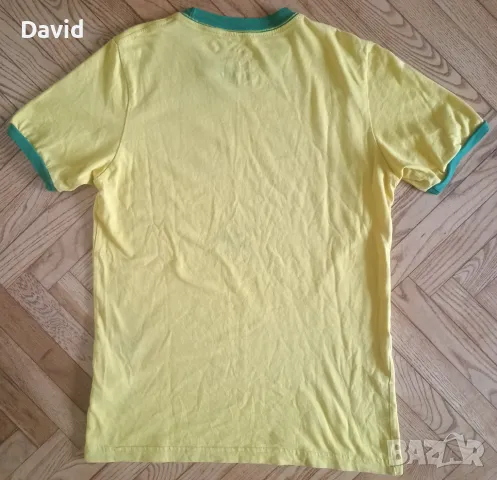 Оригинална памучна фланелка на Бразилия 14/15 Nike Core Ringer Tee, снимка 2 - Футбол - 49619313
