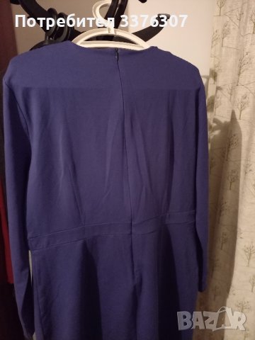 Продавам нова рокля тъмносиня от памук и еластин XL, снимка 2 - Рокли - 43434772