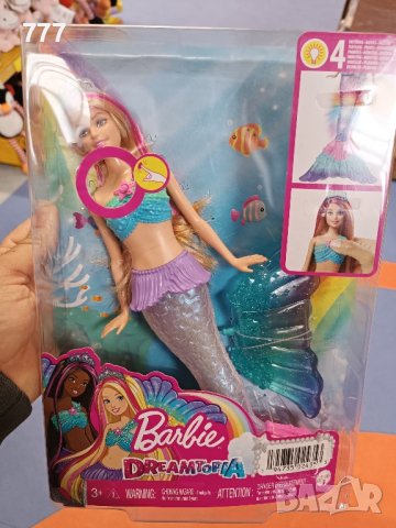 Barbie светеща русалка, снимка 2 - Кукли - 44079601
