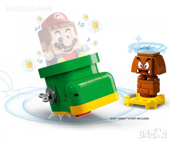 LEGO® Super Mario 71404 - Комплект с допълнения Goomba’s Shoe, снимка 4 - Конструктори - 40155219