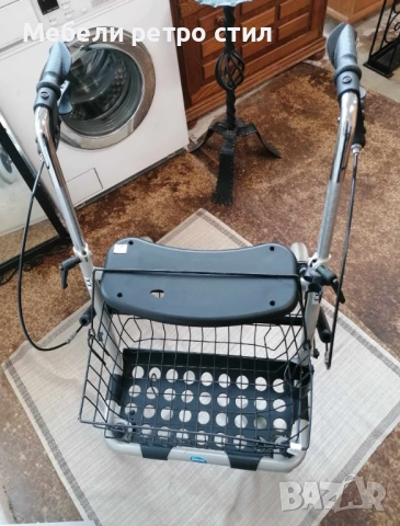 Проходилка за възрастни хора до 130 кг.Регулиране височината на дръжките. Спирачки на задните колела, снимка 4 - Други - 52390404