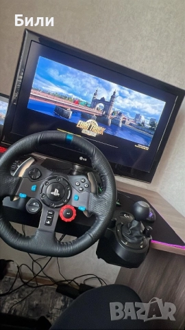 Logitech G29+Shifter , снимка 2 - Други игри и конзоли - 51778055