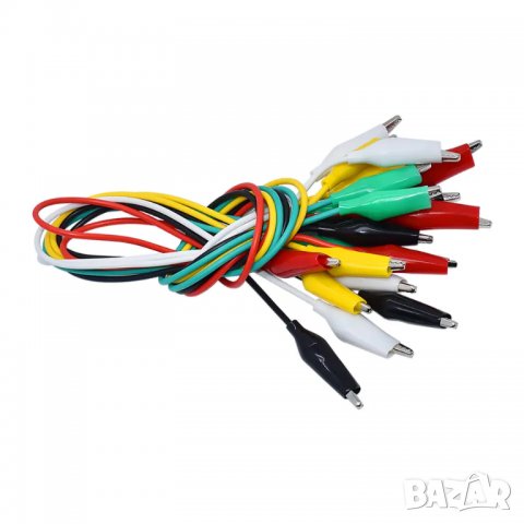 Цветни джъмперни кабели 10 броя в комплект, снимка 3 - Друга електроника - 39942293