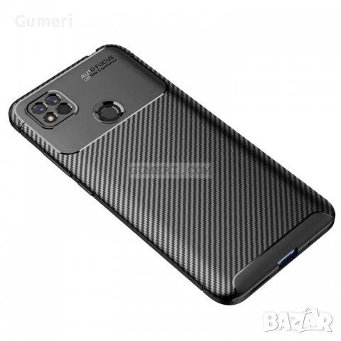Xiaomi Redmi 10A Противпударен Гръб Със Защита За Камерата - Карбон, снимка 2 - Калъфи, кейсове - 38422173