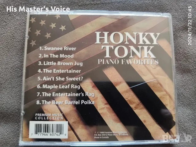 Honky Tonk - Piano Favorites  CD, снимка 2 - CD дискове - 48713912