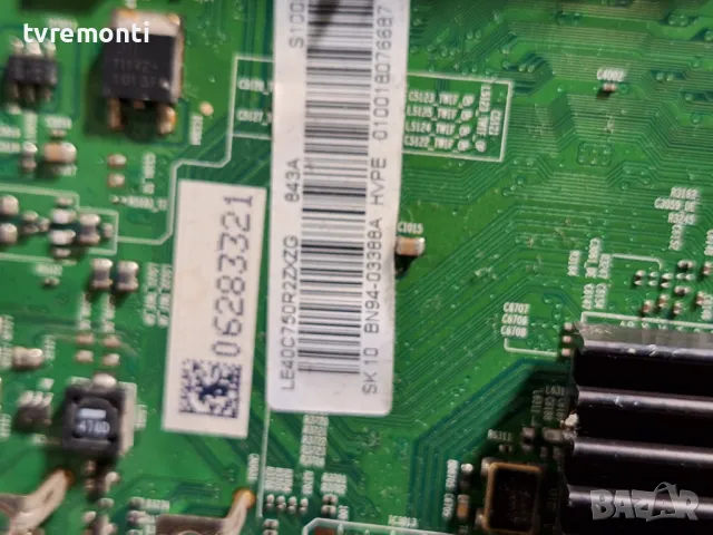 Main Board BN94-03388A BN41-01423B for Samsung LE40C750R2W for 40inc DISPLAY LTF400HQ01, снимка 3 - Части и Платки - 48262602