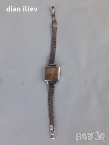 Стар дамски механичен часовник -Заря , снимка 4 - Антикварни и старинни предмети - 28647197