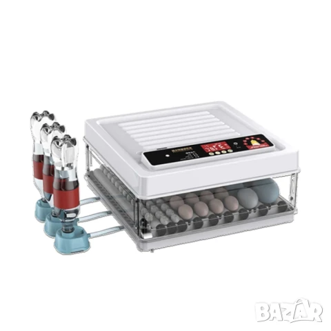 Автоматичен инкубатор за 130 яйца (DC12V / AC220V), снимка 2 - За птици - 50530337