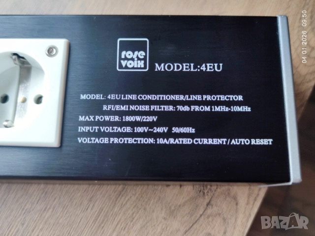 Hi-Fi Audio/TV мрежов филтър - разклонител, снимка 5 - Тонколони - 52970947