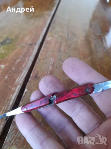 Стар джобен нож,ножче,ножка #115, снимка 4 - Други ценни предмети - 50428872