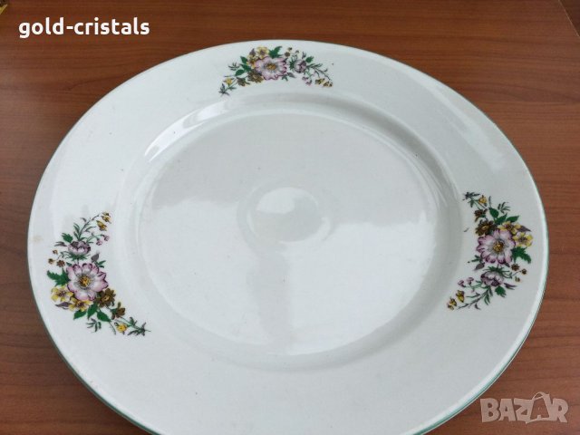 Стар български порцелан плато