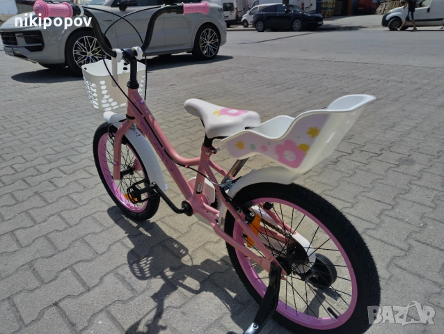 BYOX Велосипед 18" QUINCY розов, снимка 8 - Велосипеди - 53559098