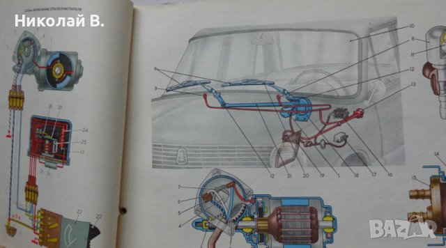 Книга Цветен албум Автомобил ВаЗ 2101/2102 Лада кнструкция техническо обслужване На Руски ез 1978 г, снимка 10 - Специализирана литература - 37072875