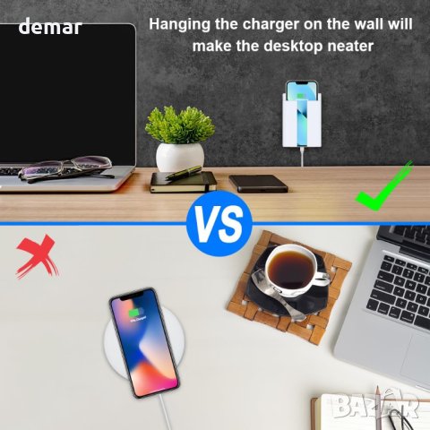 LANBON P2 Безжично зарядно устройство за телефон, снимка 4 - Безжични зарядни - 42940129