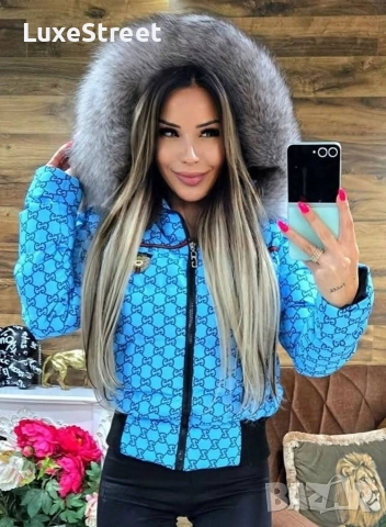 Дамски Зимни Якета 🤍 Gucci , снимка 3 - Якета - 52679419