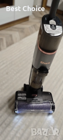 Безжична прахосмукачка и моп Shark HydroVac, снимка 6 - Прахосмукачки - 52712608