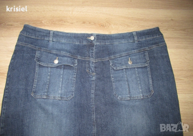 ХУБАВА ДЪЛГА ПОЛА ОТ МЕК ДЕНИМ--5XL-6XL номер, снимка 3 - Поли - 53404015