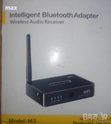 Интелигентен Bluetooth аудио адаптер с дистанционно,вградена батерия и опция микрофон за караоке., снимка 13 - Аудиосистеми - 50978380