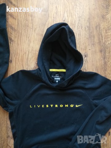 nike livestrong - страхотно дамско горнище КАТО НОВО , снимка 2 - Спортни екипи - 44069243