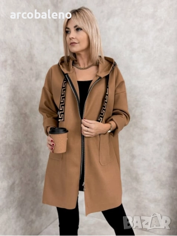 Дамско палто CLAUDETTE, 4цвята , снимка 17 - Палта, манта - 51599518