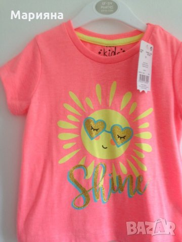 нова тениска за момиче 18-24мес, снимка 1 - Бебешки блузки - 28250101