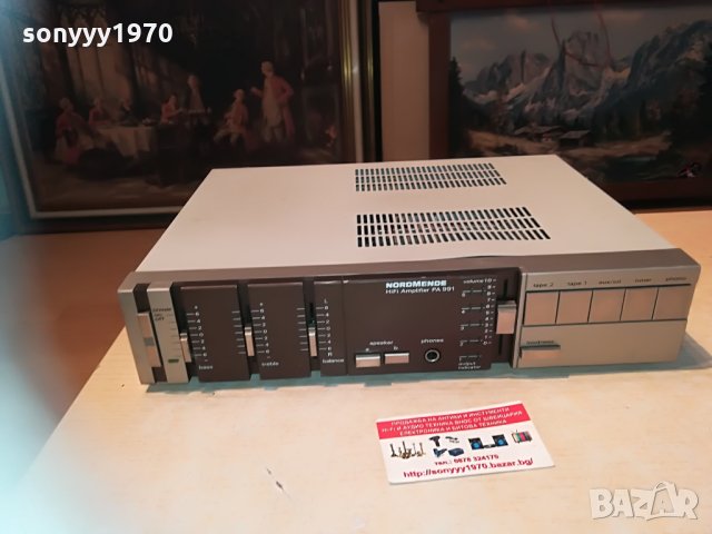 NORDMENDE PA991 HIFI AMPLIFIER GERMANY 0404211836, снимка 5 - Ресийвъри, усилватели, смесителни пултове - 32423182