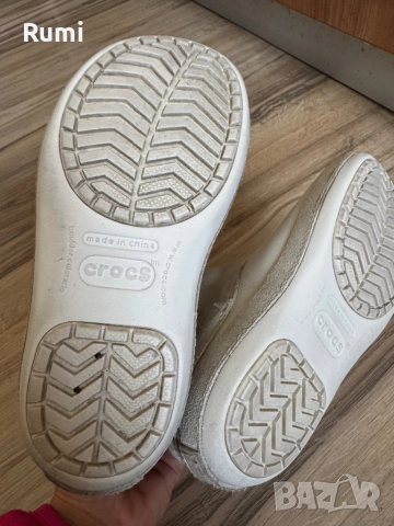 Дамски шикозни топли  ботуши Crocs ! 36,5 н, снимка 9 - Дамски ботуши - 52158400