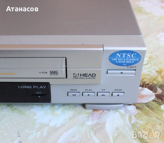 Видеорекордер - Toshiba V-E38 Multi-System, снимка 4 - Плейъри, домашно кино, прожектори - 38367215