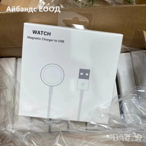 Магнитно зарядно за Apple Watch с USB-C (Fast Charge) и USB-A, снимка 2 - Кабели и адаптери - 51435205