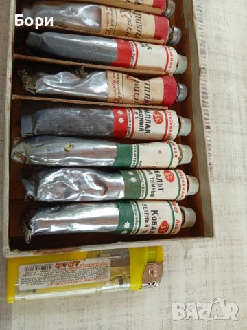 Стари маслени бои Ленинград 1951-1954г СССР, снимка 11 - Други ценни предмети - 40846447