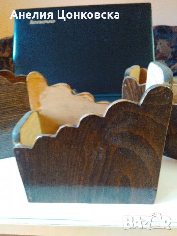 Дървени салфетници,10 лв.брой, снимка 1 - Сувенири от дърво - 27246952