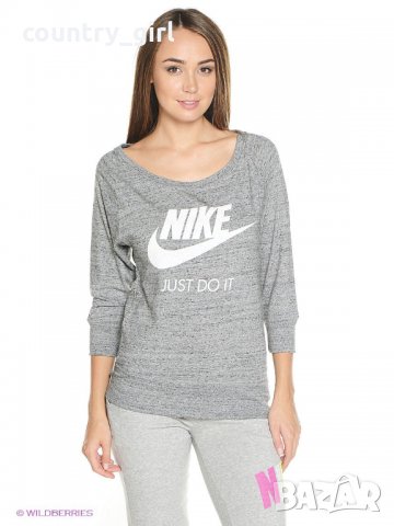 Nike - страхотна дамска блуза, снимка 1 - Блузи с дълъг ръкав и пуловери - 26851913