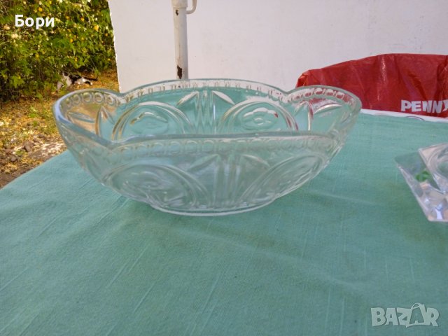 Стъклена купа и бонбониера, снимка 5 - Други - 36802820