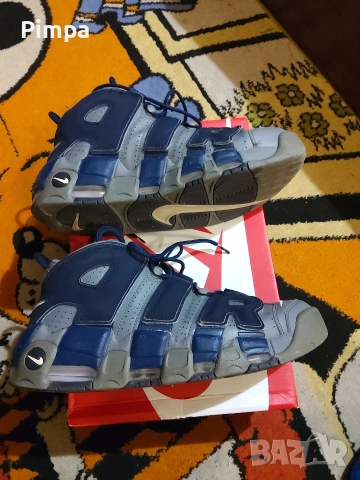 Nike Air More Uptempo 96' Grey Blue маратонки 