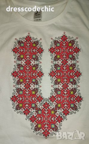  БРОДИРАНИ с шевици тениски и блузи. , снимка 16 - Тениски - 43676550