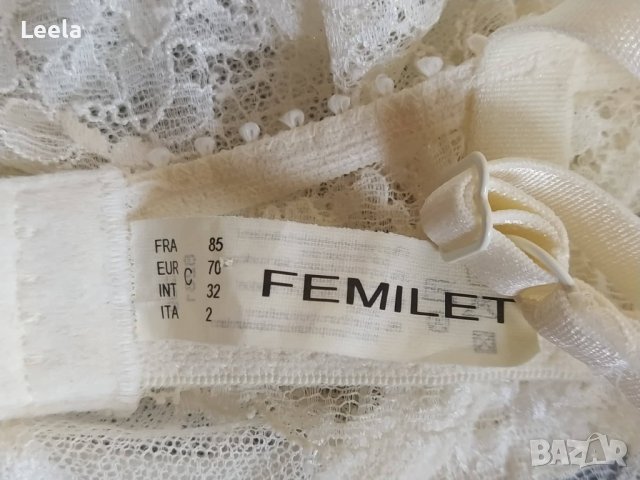 Сутиен от дантела Femilet 70C, снимка 10 - Бельо - 38202090