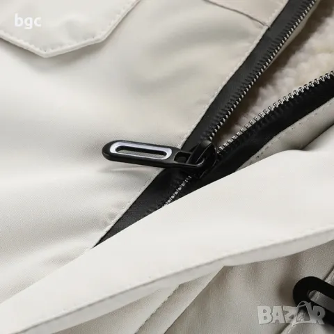 Ново Зимно Дебело Яке Полар Ветровка Ветроустойчиво, с Подвижна качулка, снимка 14 - Якета - 48707353