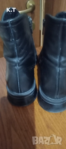 Дамски боти, естествена кожа, 38 номер, обути 3 пъти., снимка 4 - Маратонки - 52639366