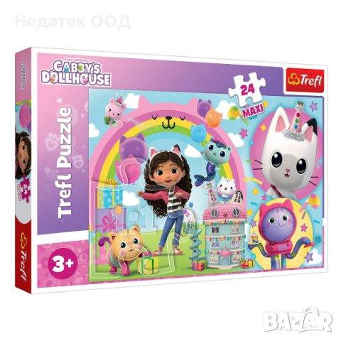 Пъзел Trefl, Kуклена къща на Габи, 24 части