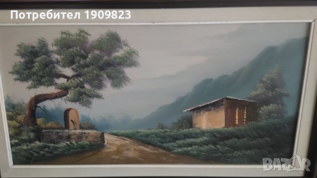 Голяма маслена картина , снимка 2 - Картини - 39792204