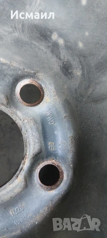 Железни джанти за VW Polo,Şkoda 14ц, снимка 4 - Гуми и джанти - 50518710